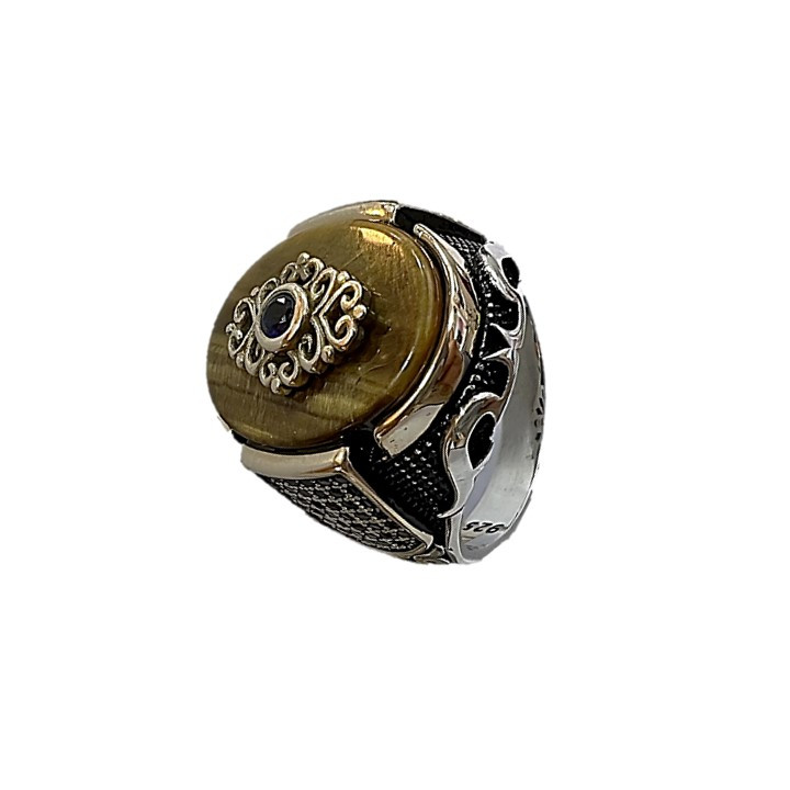 انگشتر نقره مردانه مدل glsr-2300