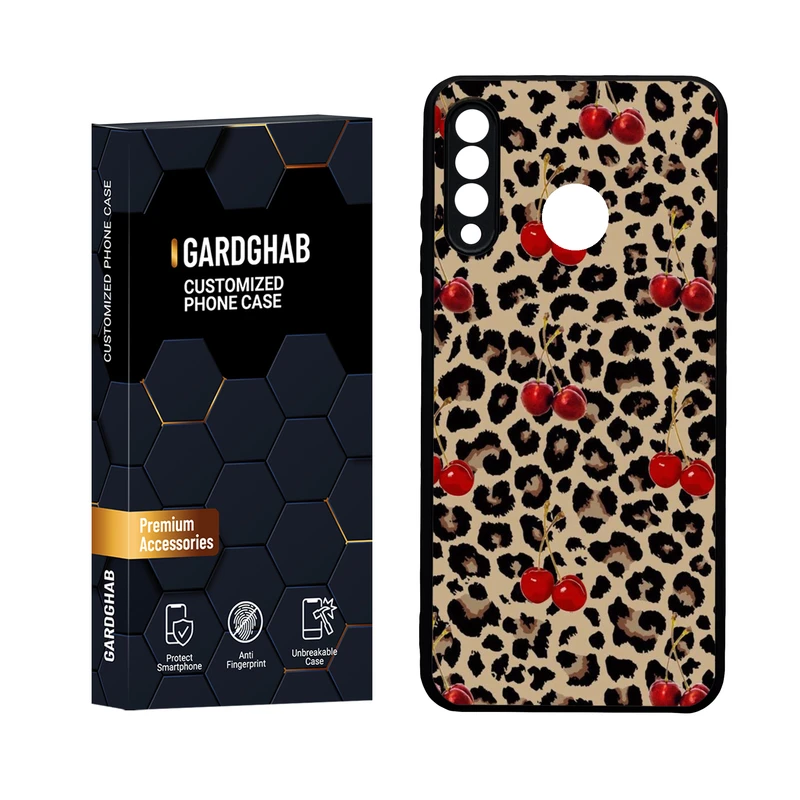کاور گارد قاب مدل دور ژله ای پشت گلس فانتزی  مناسب برای گوشی موبایل  هوآوی P30 Lite