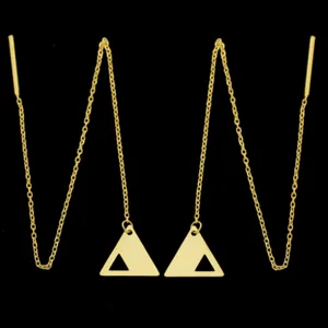 گوشواره طلا 18 عیار زنانه طلای مستجابی مدل کد 670158