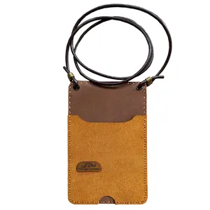 کیف گردنی چرم دانوب مدل D.L.016