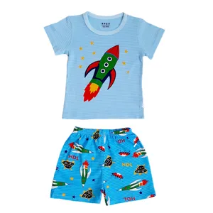 ست تی شرت و شلوارک پسرانه مدل Ch11