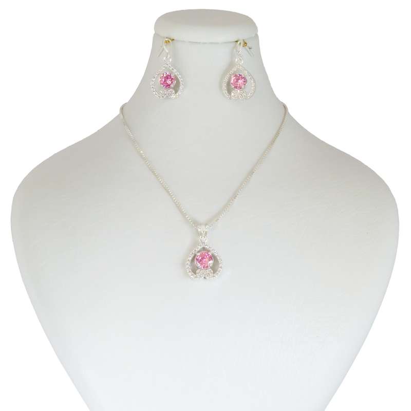 نیم ست نقره زنانه مدل AV184-S6.5 C11