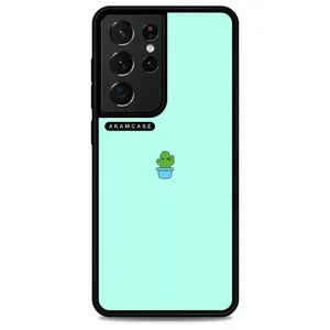 AKAM AMCWSGS21U-CACTUS14 Cover For Samsung Galaxy S21 Ultra