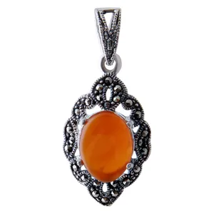   آویز گردنبند نقره زنانه بازرگانی میلادی کد PK_055