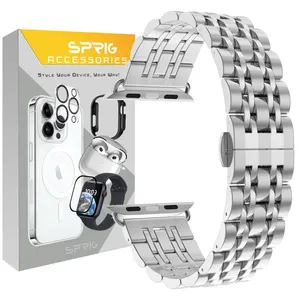 Sprig 7Bead Steel Band suitable for Black Time MX9 Ultra 2 / AVI 8 Ultra / MXI 8 Ultra