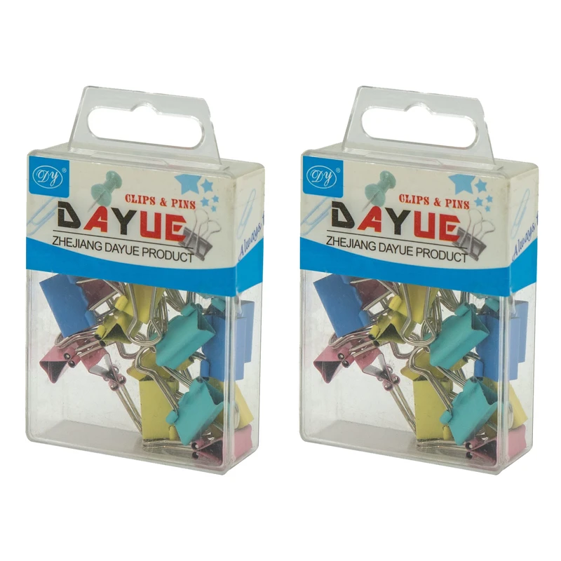 گیره کاغذ دی وای مدل Clip مجموعه 24 عددی