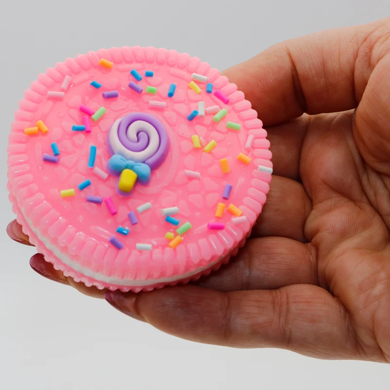 عکس شماره 13 : فیجت ضد استرس سمید مدل اسکوییشی نرمالو طرح بیسکوئیت 3 لایه