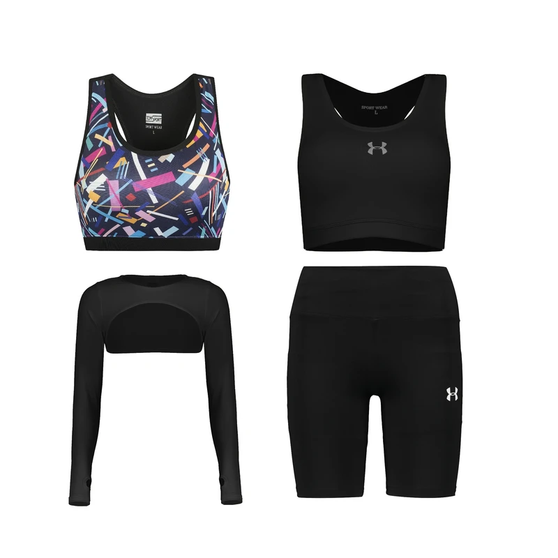 ست چهار تکه لباس ورزشی زنانه مدل 1801-1902-69-70