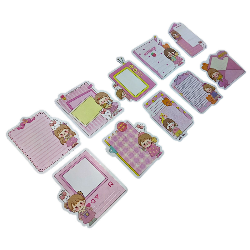 کاغذ یادداشت مدل رسانه ای مجموعه 100 عددی