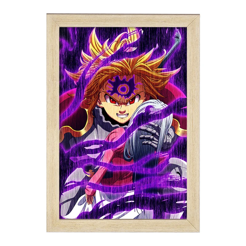 تابلو خندالو مدل ملیوداس انیمه هفت گناه کبیره  کد 17569