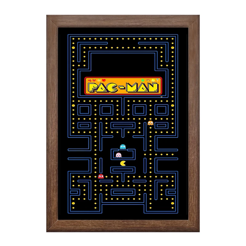 تابلو خندالو طرح پک من (PAC-MAN) کد F10175