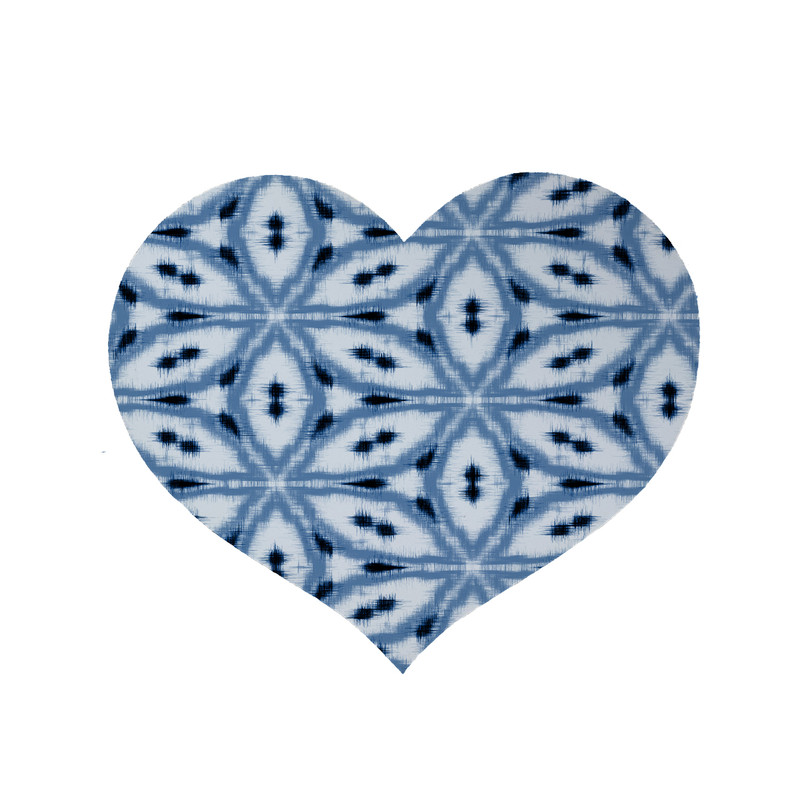 پادری مدل قلب طرح کلاسیک کد 6284 سایز 90x90 سانتی متر 