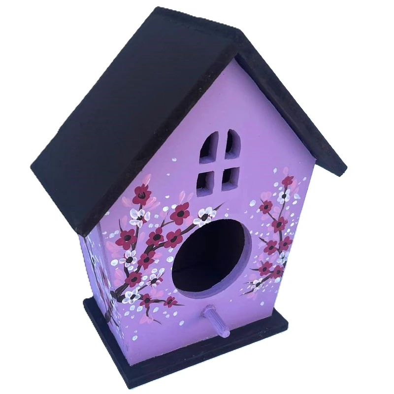  لانه پرنده مدل کلبه چوبی کد SMALL05