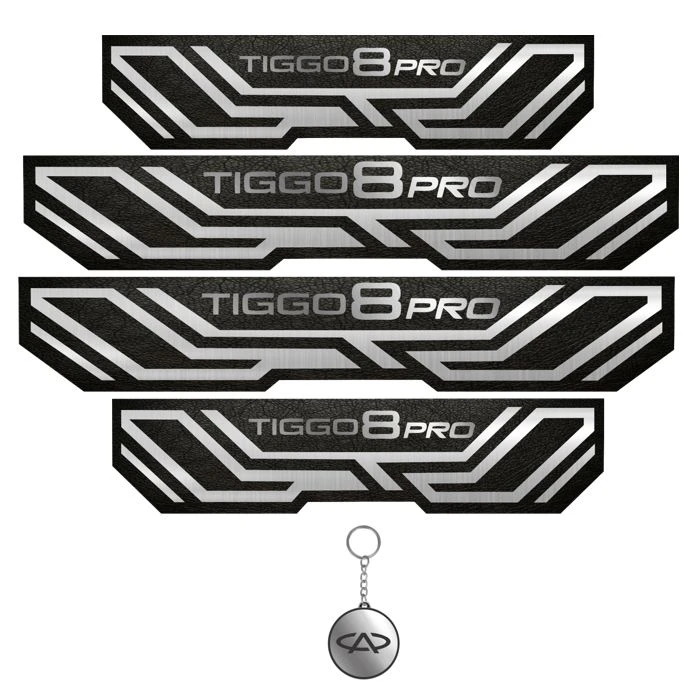 برچسب بدنه خودرو مهدیار کد PKA 2040 مناسب برای تیگو 8 پرو مجموعه 4 عددی به همراه جاکلیدی