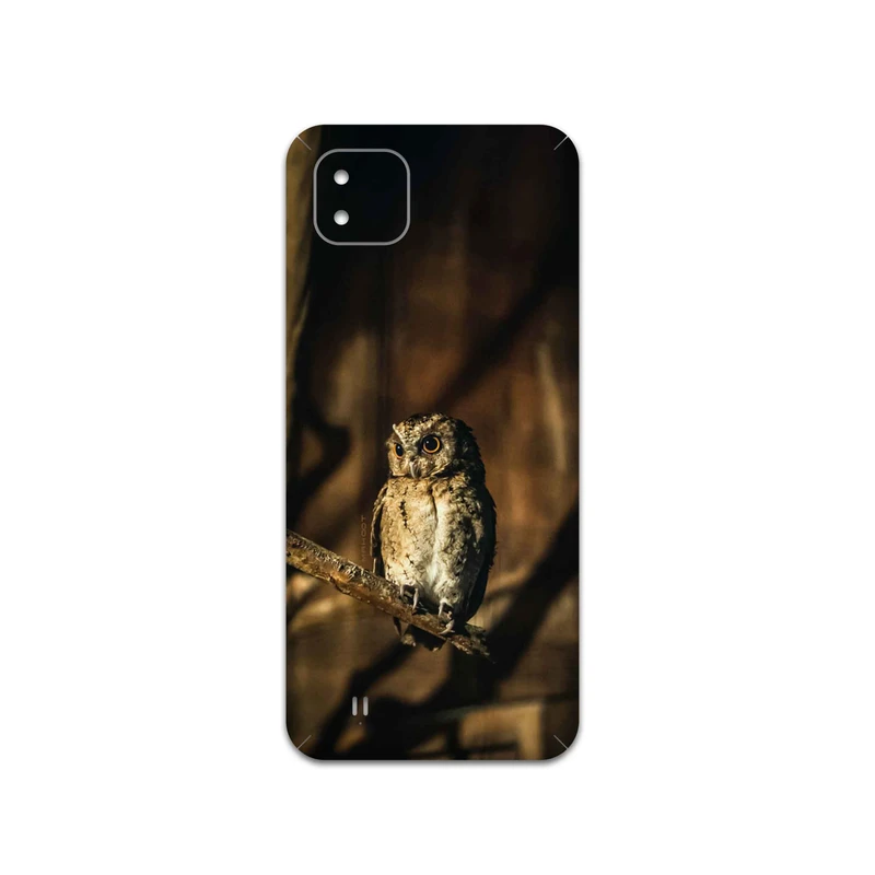 برچسب پوششی ماهوت مدل Owl مناسب برای گوشی موبایل ریلمی C11 2021