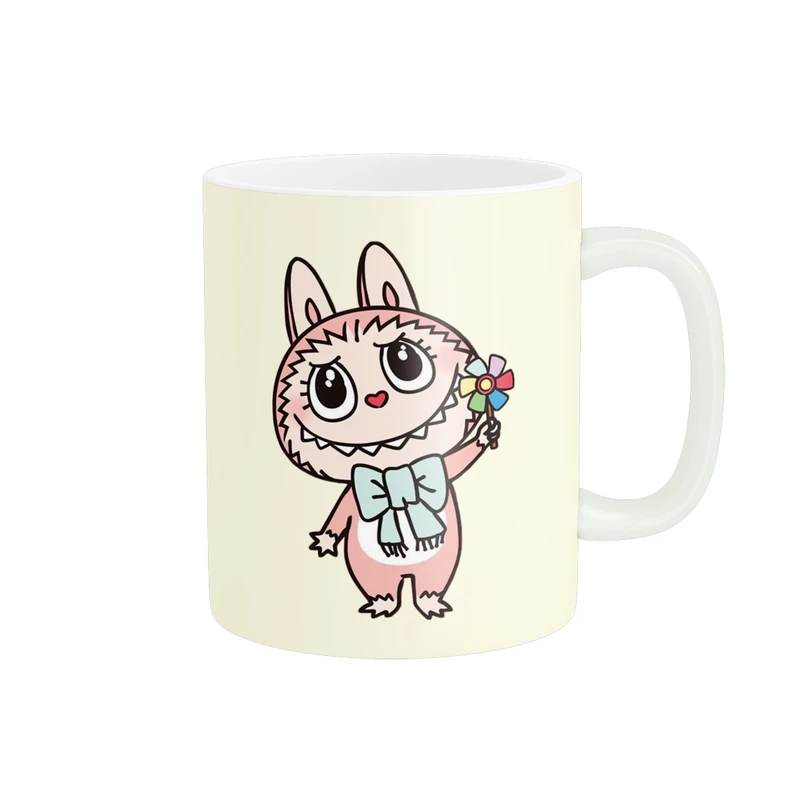 ماگ پاد آفرین مدل فانتزی طرح عروسک لبوبو Labubu ترند کد p10664