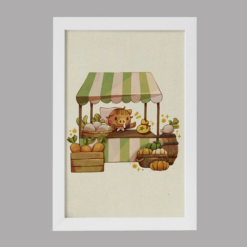 تابلو خندالو مدل بازی انیمال کراسینگ (Animal Crossing) کد 32664