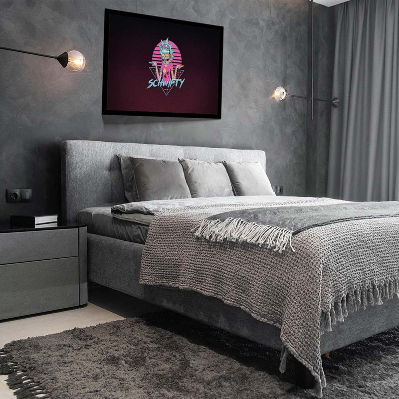 تابلو مدل rick and morty  کد F-15027