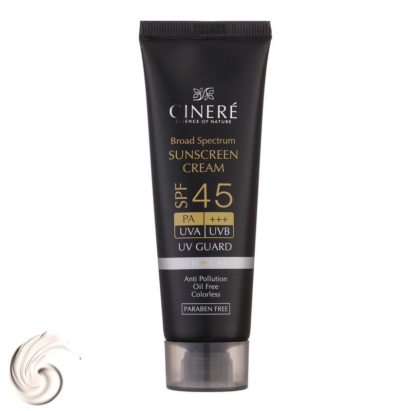 کرم ضد آفتاب بدون رنگ سینره مناسب آقایان SPF45 مدل ANTI-SPOT محافظ UVA ،UVB و +++PA، مناسب انواع پوست حجم 50 میلیلیتر کرم ضد آفتاب بدون رنگ سینره مناسب آقایان SPF45 مدل ANTI-SPOT محافظ UVA ،UVB و +++PA، مناسب انواع پوست حجم 50 میلیلیتر