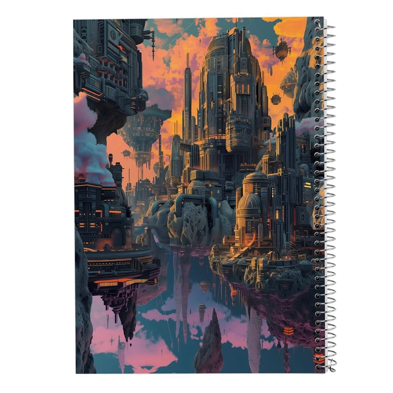 دفتر ژورنال نویسی 50 برگ مدوپد مدل نقطه ای طرح فضا کد DF15102