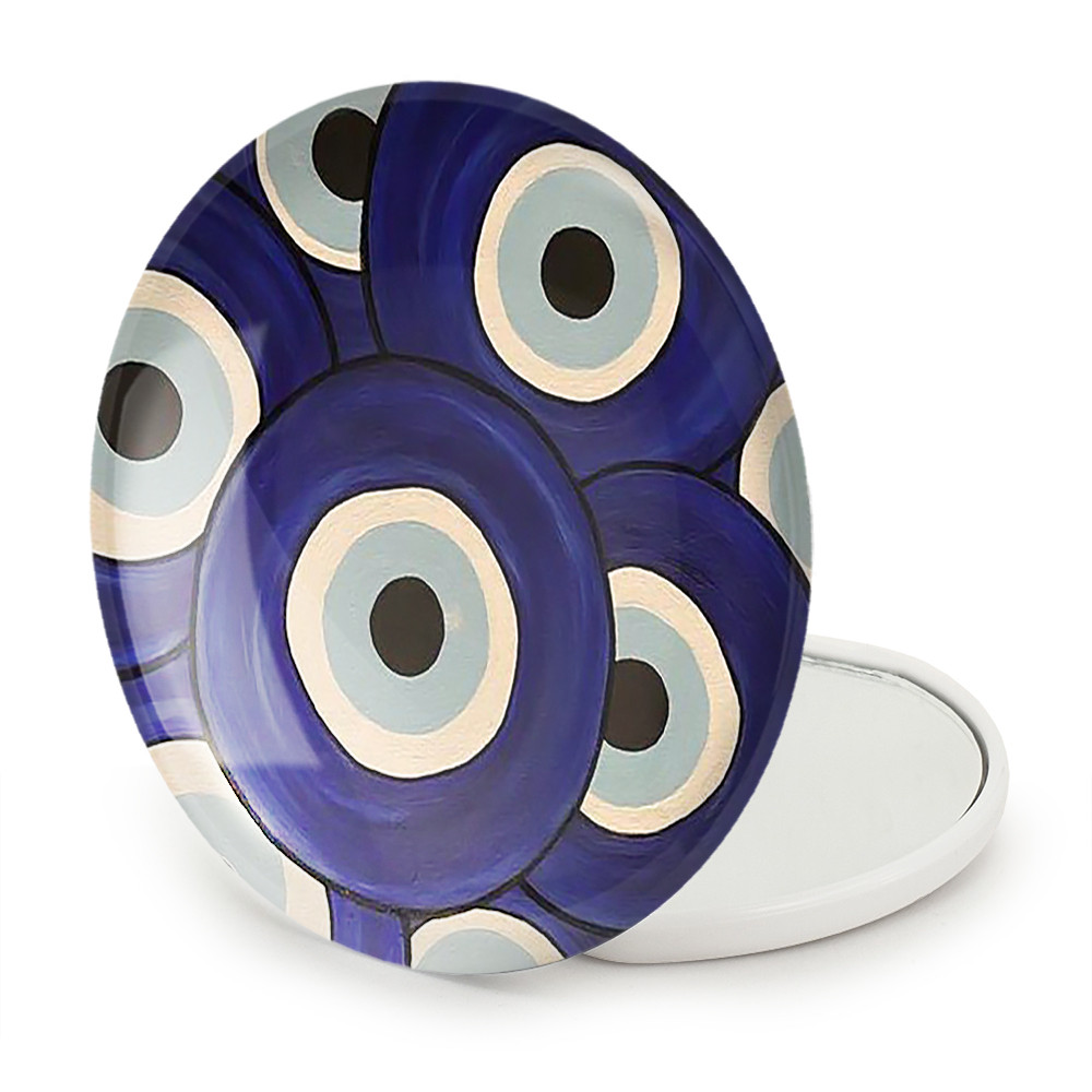 آینه جیبی خندالو طرح چشم نظر مدل تاشو کد 22022