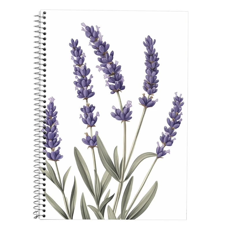 دفتر زبان 50 برگ مدوپد طرح گل کد DF13916