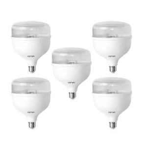 لامپ کم مصرف 30 وات کانیا مدل استوانه ای شفاف پایه E27 بسته 5 عددی