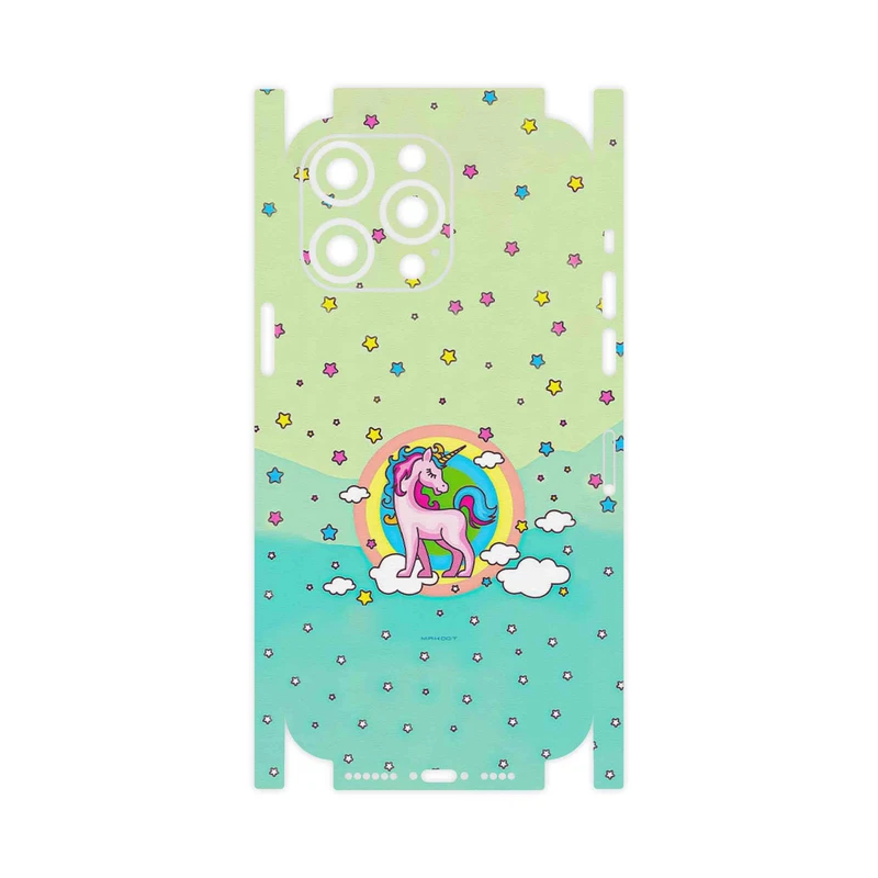 برچسب پوششی ماهوت مدل Rainbow unicorn adventure-FullSkin مناسب برای گوشی موبایل اپل iPhone 14 Pro Max