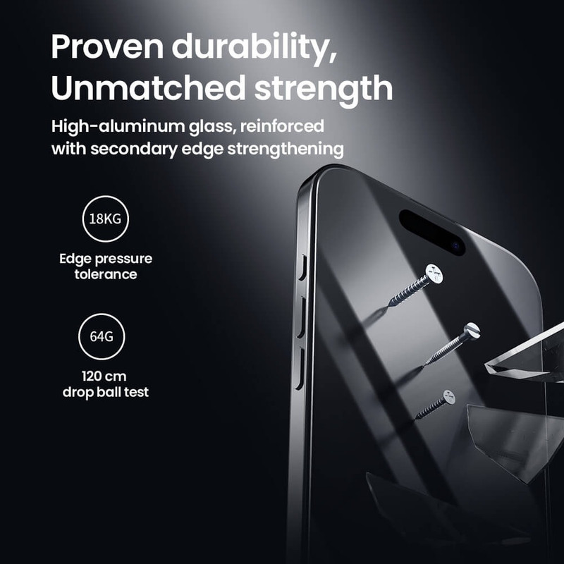 محافظ صفحه نمایش نیلکین مدل CP Plus Pro مناسب برای گوشی موبایل اپل iPhone 17 Pro max به همراه کیت نصب آسان