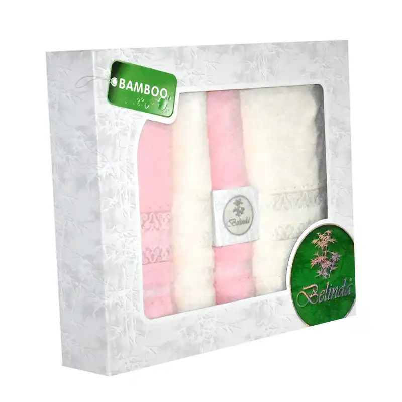 سرویس حوله 4 تکه بلیندا مدل Jakarli