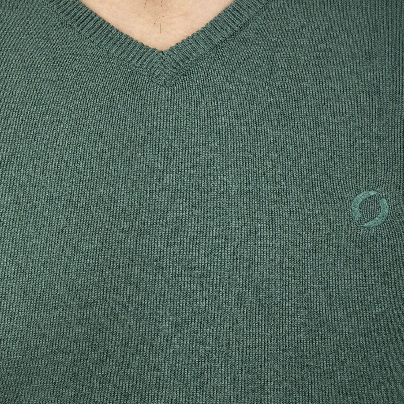 پلیور مردانه جوتی جینز مدل یقه هفت کد 1221128 رنگ سبز -  - 3