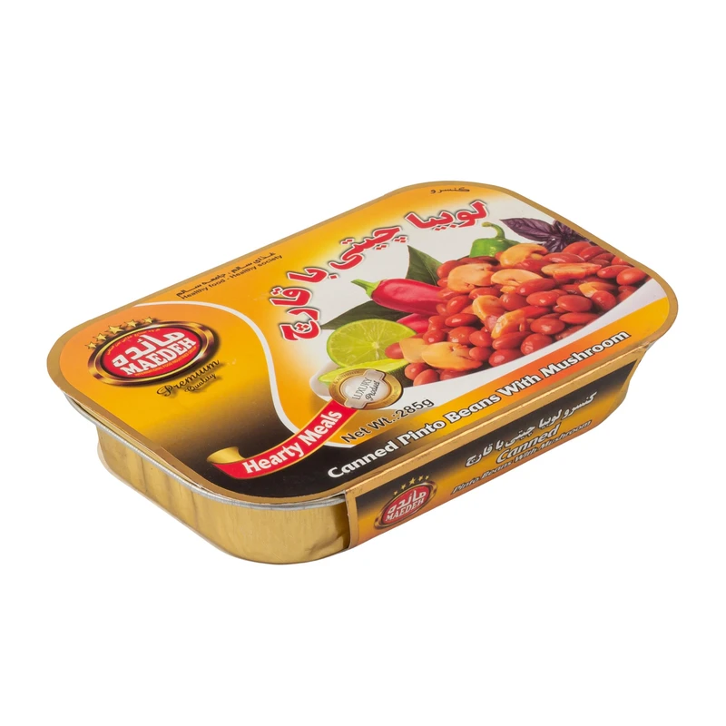 کنسرو لوبیا چیتی با قارچ مائده - 285 گرم