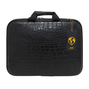 کیف اداری سیی مدل چرم سنگی کد 784.2