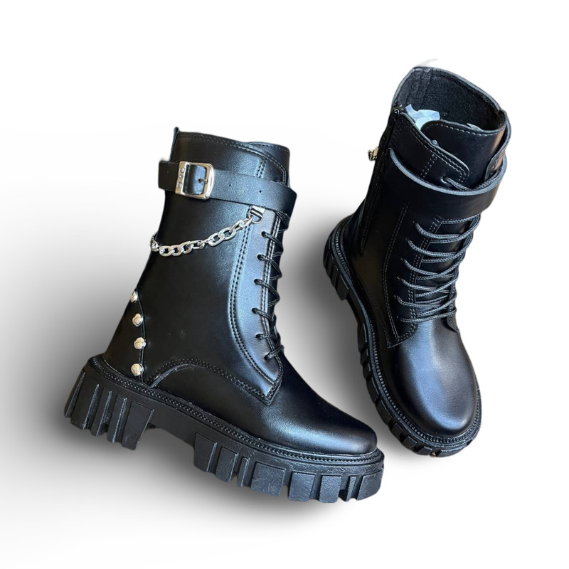 نیم بوت زنانه مدل زنجیردار