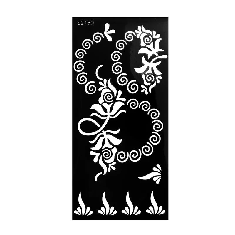 شابلون تتو موقت مدل برگ کد 15