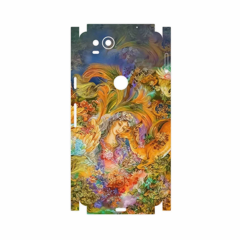 برچسب پوششی ماهوت مدل Persian miniature 3-FullSkin مناسب برای گوشی موبایل گوگل Pixel 2
