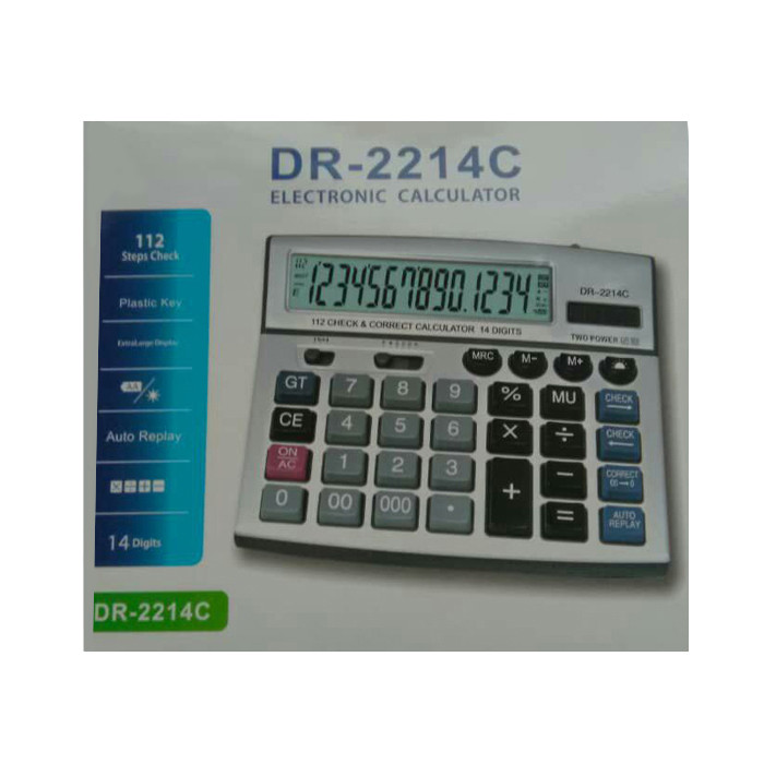 ماشین حساب مدل DR-2214C کد UN