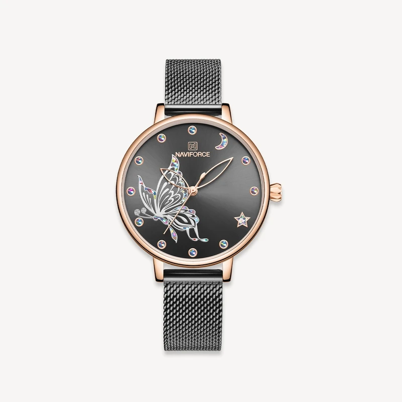 ساعت مچی عقربه ای زنانه نیوی فورس مدل 5011BK