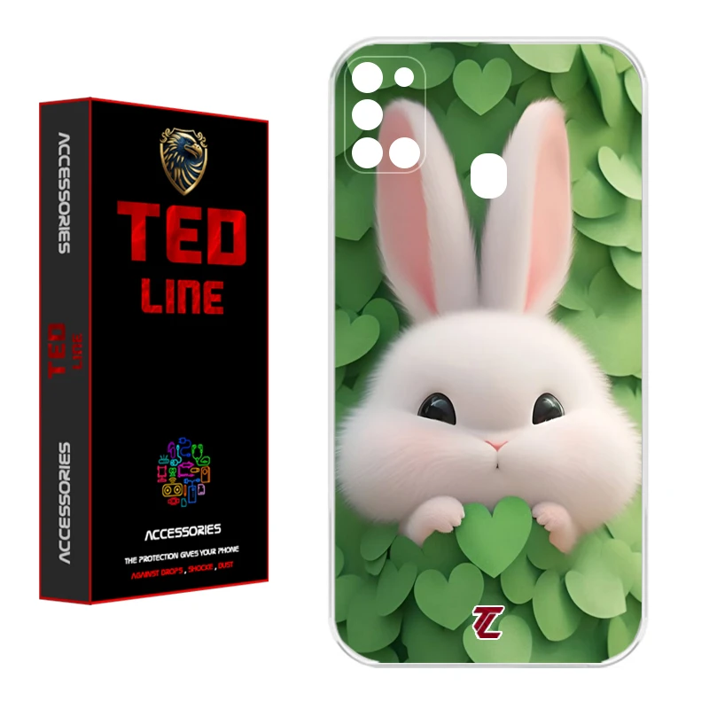   کاور تد لاین طرح خرگوش پشمالو 1109 مناسب برای موبایل سامسونگ Galaxy A21S