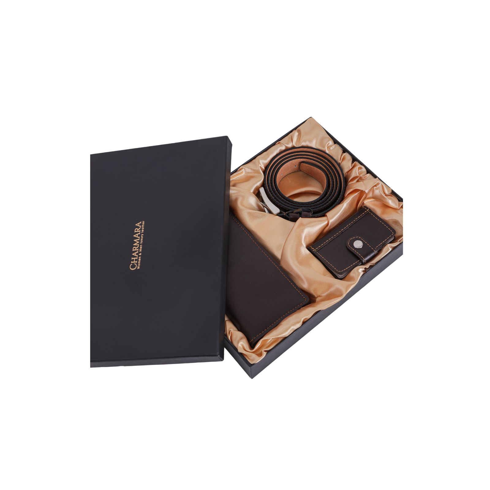 ست هدیه مردانه چرم آرا مدل s008 کد s -  - 33