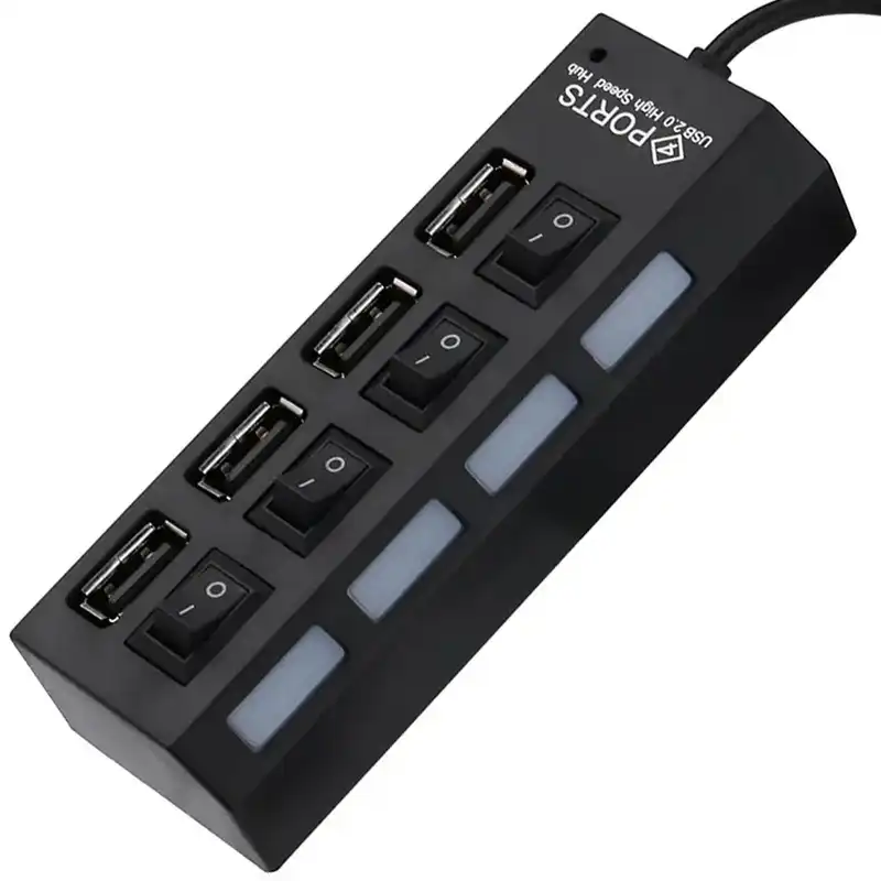 هاب 4 پورت USB 2.0 شارک مدل TURBO SPEED