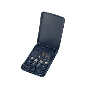 کابل تبدیل USB-C به USB-C/ لایتنینگ/ USB موکسوم مدل MX-CB130 طول 0.29 متر