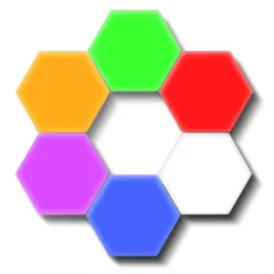چراغ دیواری تزئینی مدل RGB بسته 6 عددی