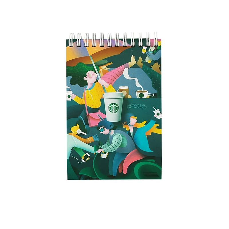 دفتر يادداشت 90 برگ هميشه مدل STARBUKS كد 387