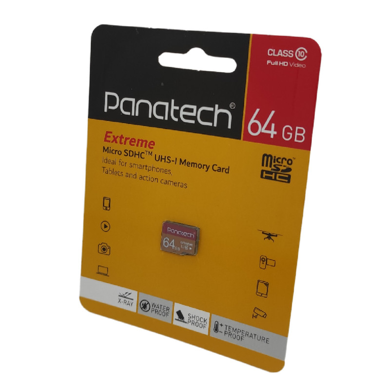 کارت حافظه microSDHC پاناتچ مدل Final 600X کلاس 10 استاندارد UHS-I U1 سرعت 90MBps ظرفیت 64 گیگابایت