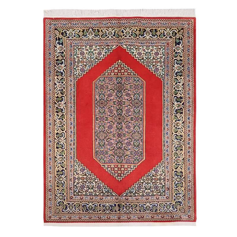 فرش دستباف یک و نیم متری طرح محراب مدل AA120