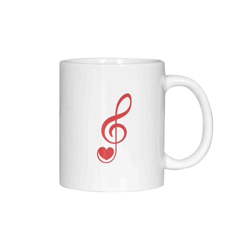 ماگ ژالینو طرح کلید سل موسیقی قلبی کد 001