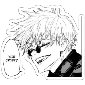 استیکر لپ تاپ مدل Satoru Gojou You Cryin
