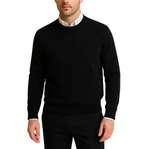 پلیور یقه گرد مردانه مدل سلانیک