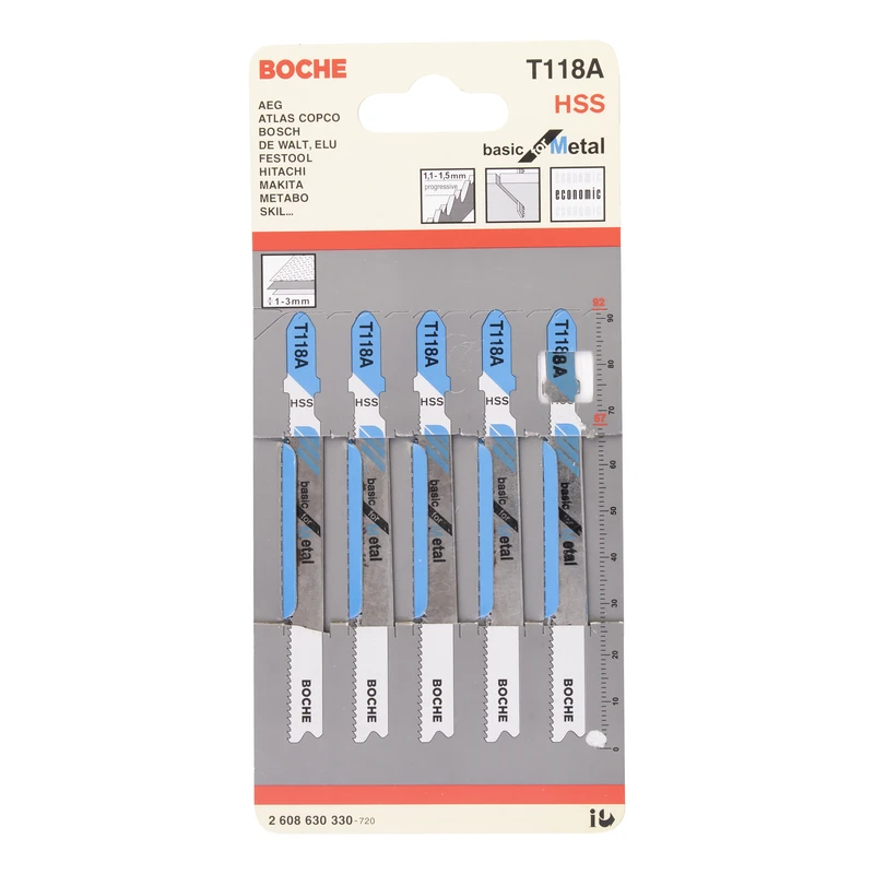 تیغه اره عمودبر مدل T118A - بسته 5 عددی